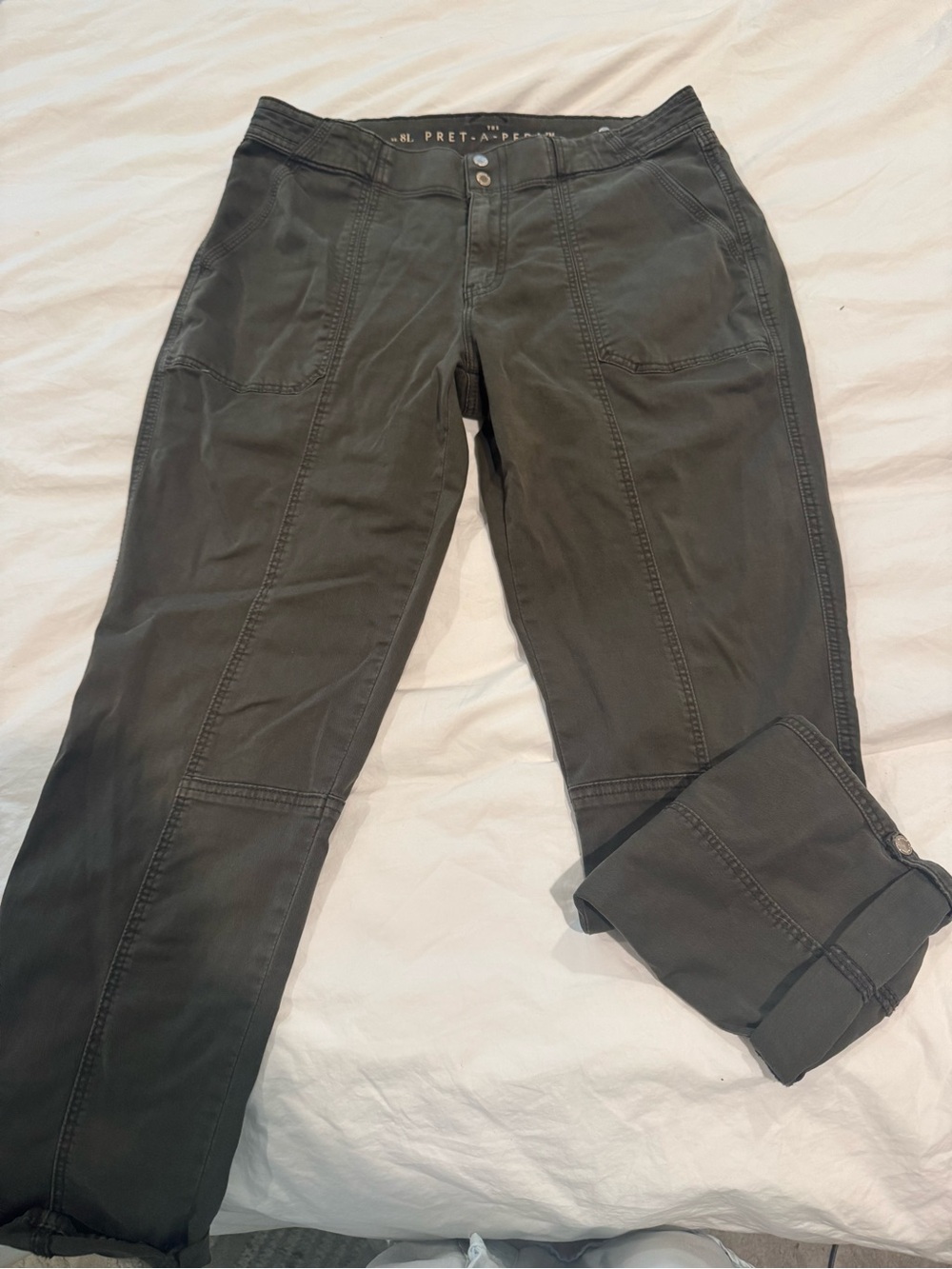 Women's Dark Olive Utility cargos